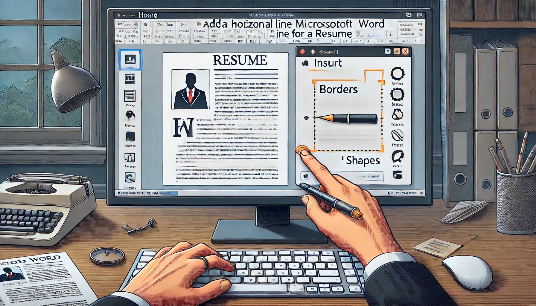 How to Add a Horizontal Line in Word for Your Resume