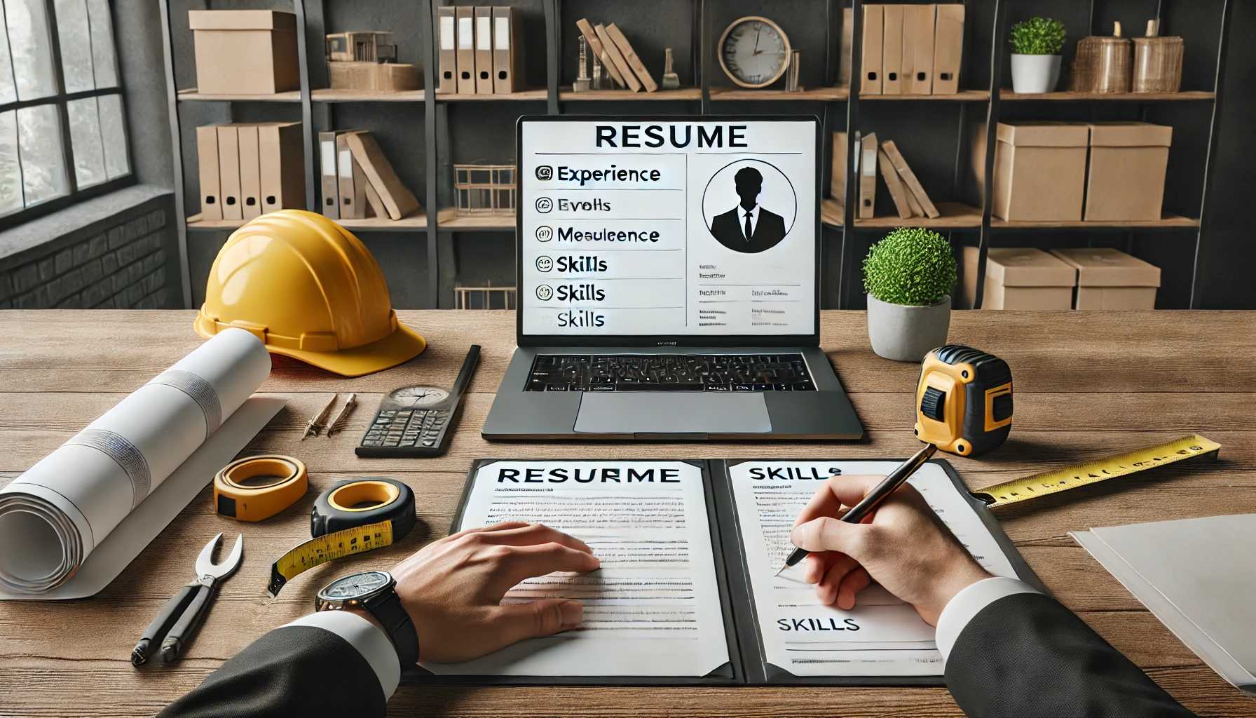 Crafting an Effective Resume for a Construction Worker