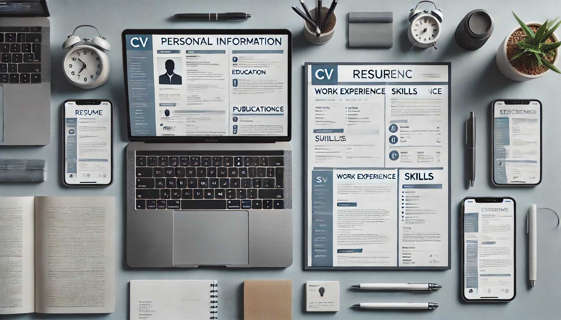 Curriculum Vitae vs Resume : Step by Step Guide