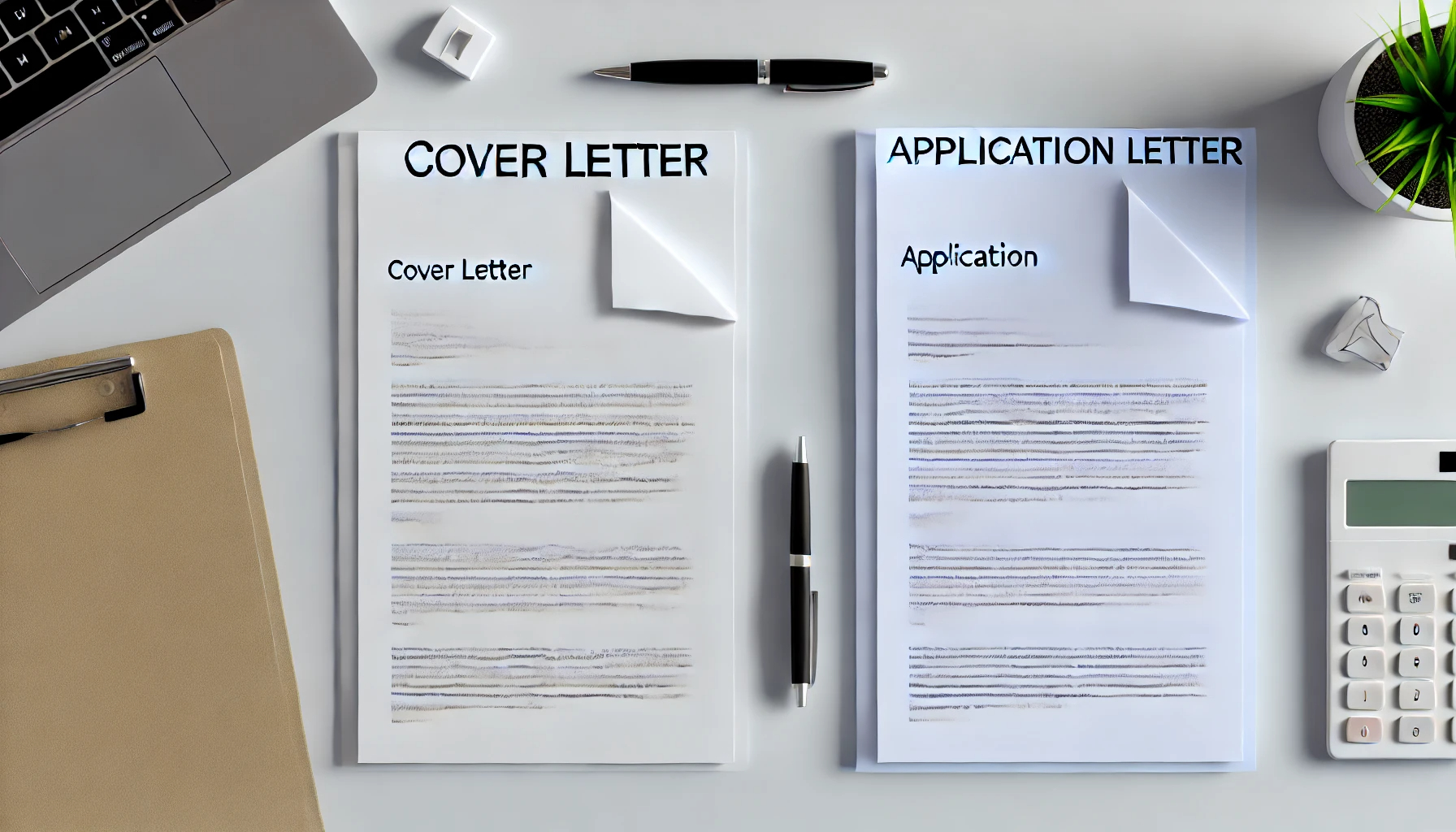 Difference Between Cover Letter and Application Letter