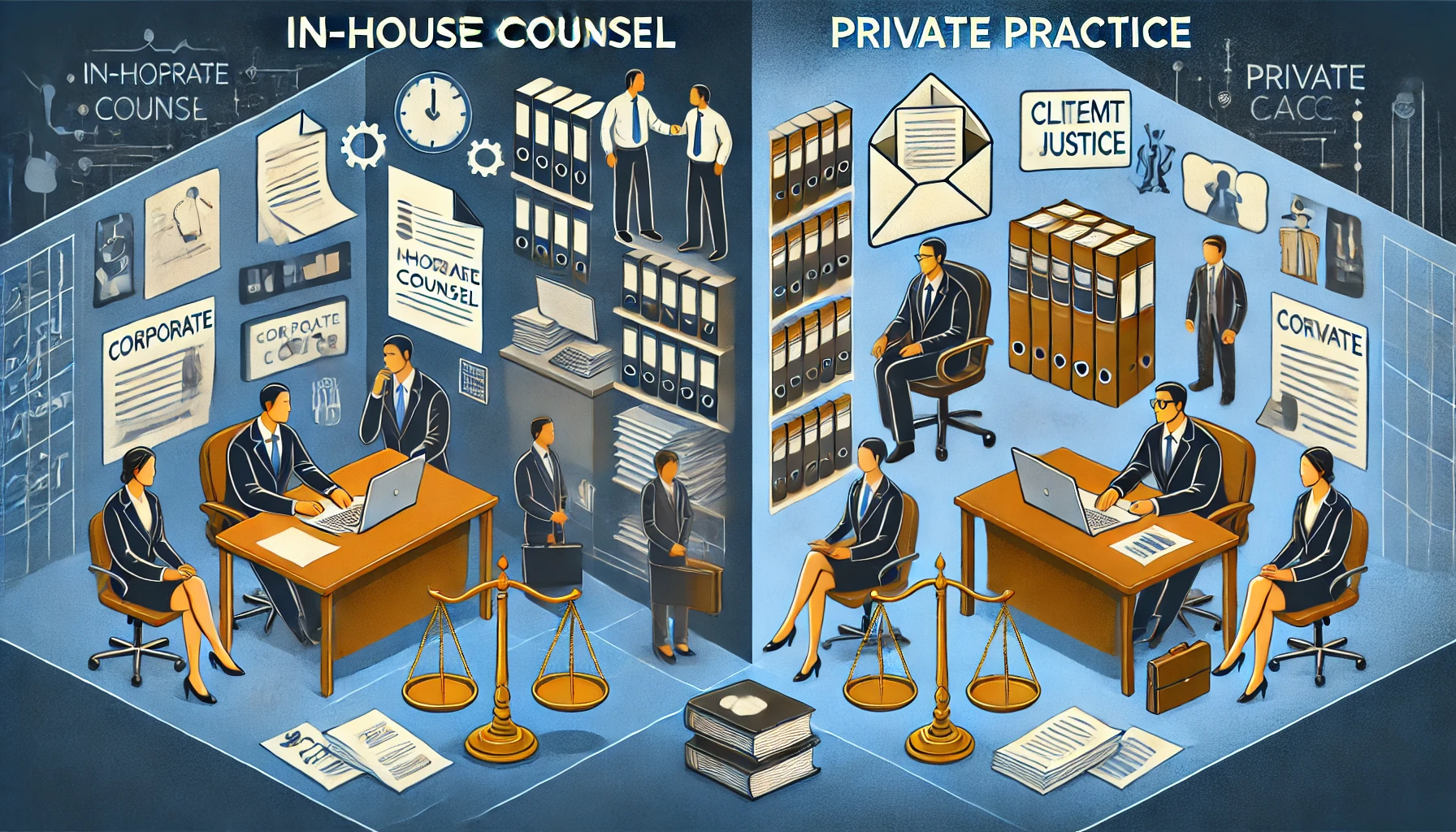 In-House Counsel vs. Private Practice: Choosing the Right Legal Career Path