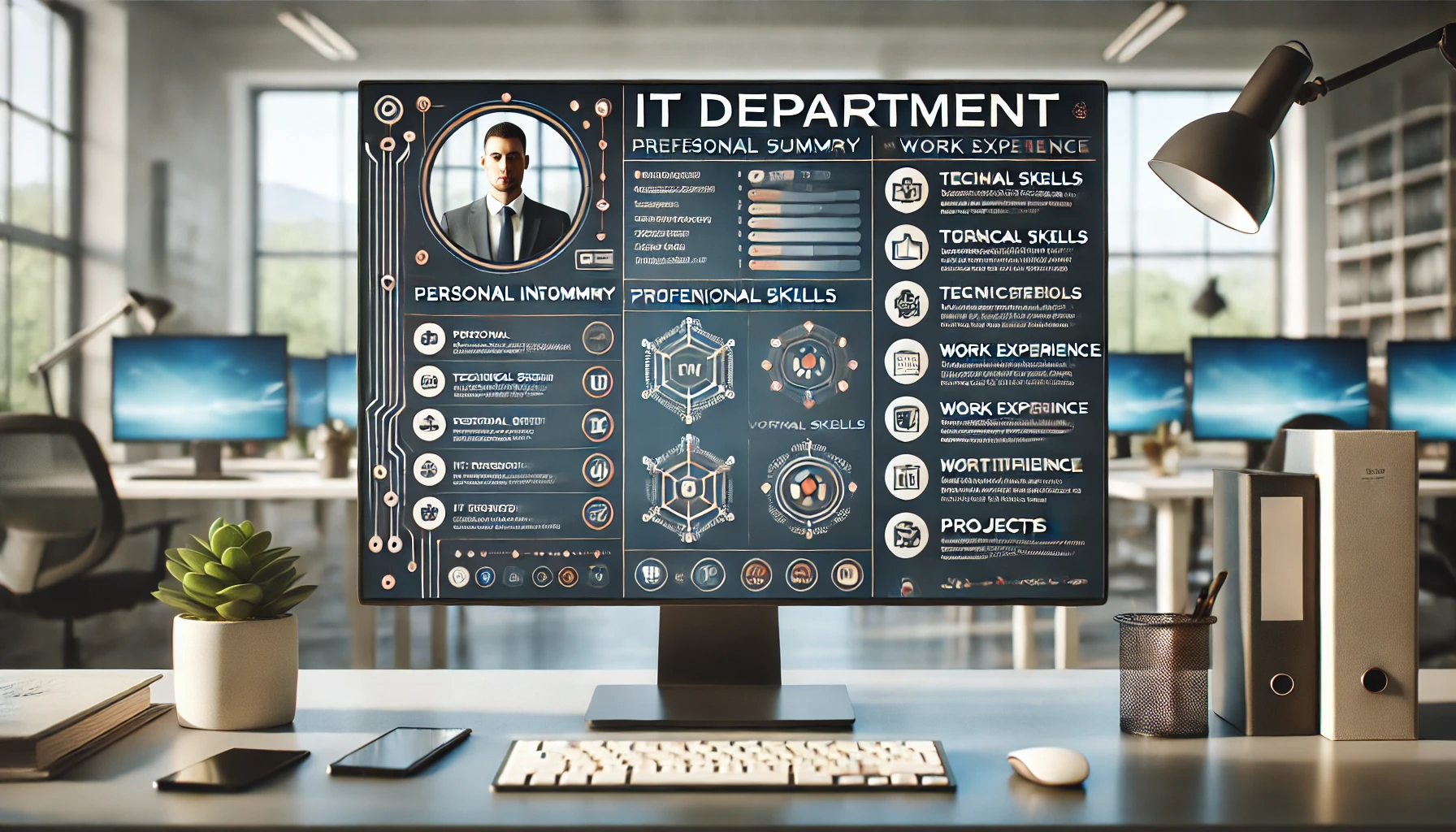 how to create the best it department cv