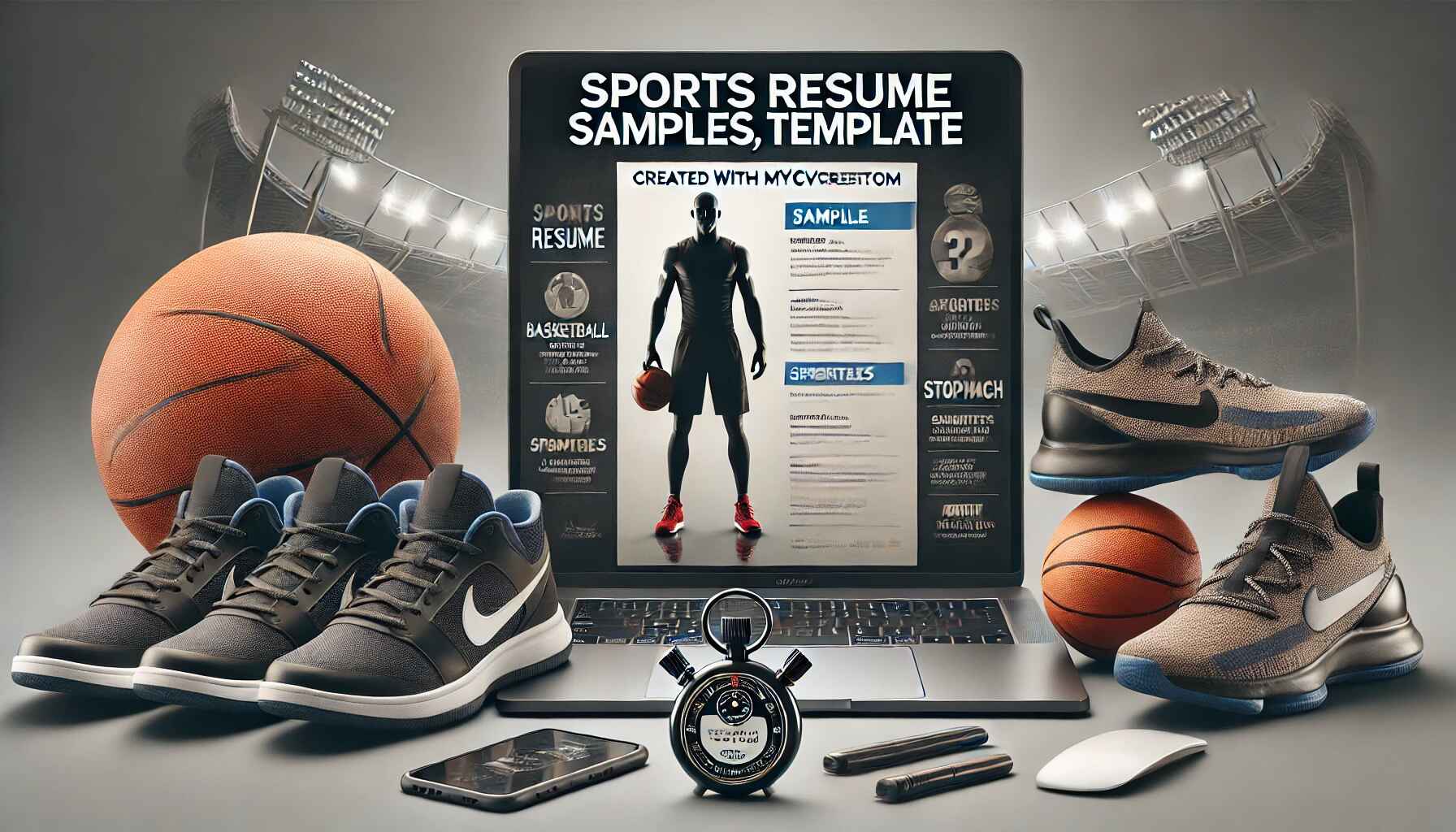 Sports Resume Samples, Template write with  Mycvcreator