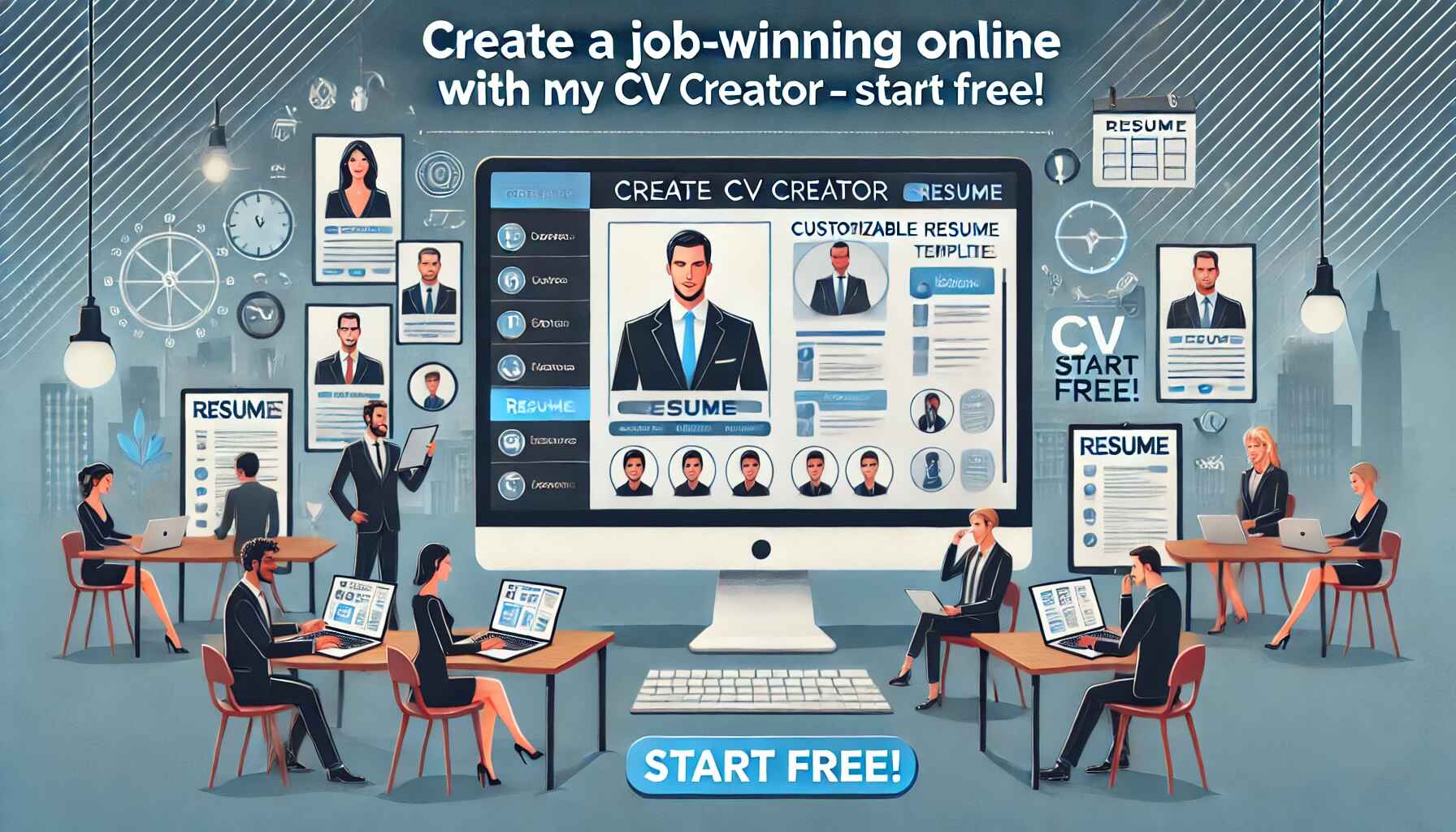 Create a Job-Winning CV Online with My CV Creator – Start Free!