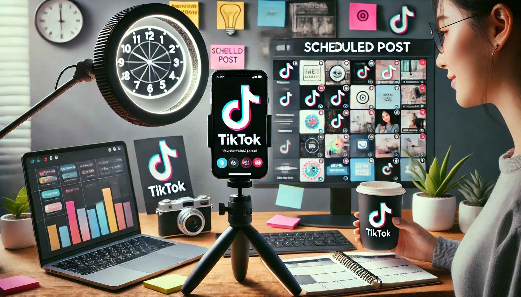 How to Stay Consistent on TikTok Without Posting in Real-Time