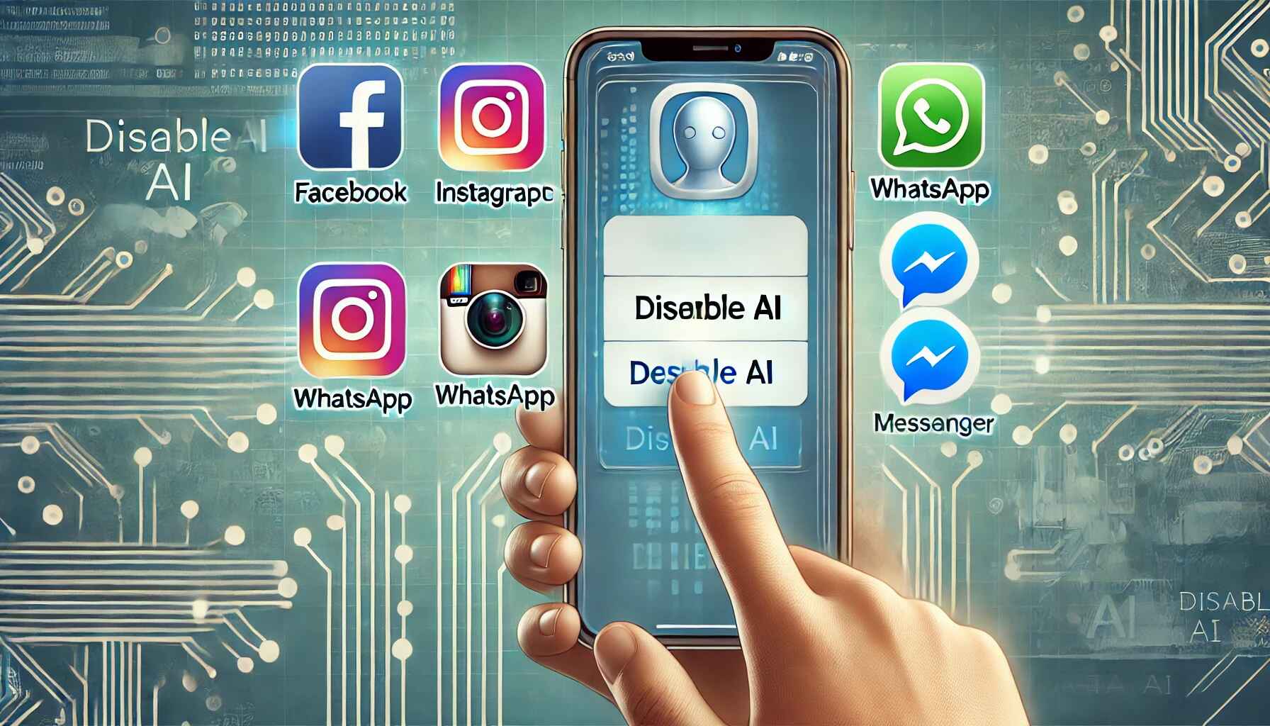 How to Disable Meta AI on Facebook, Instagram, WhatsApp & Messenger