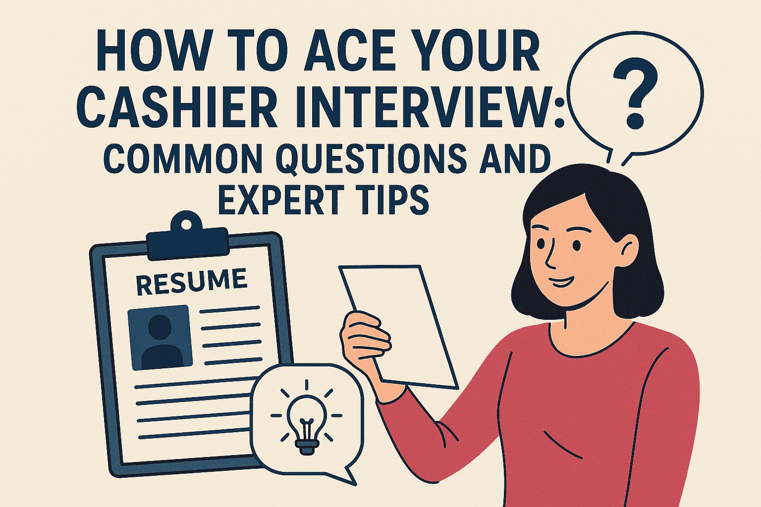 How to Ace Your Cashier Interview: Common Questions and Expert Tips