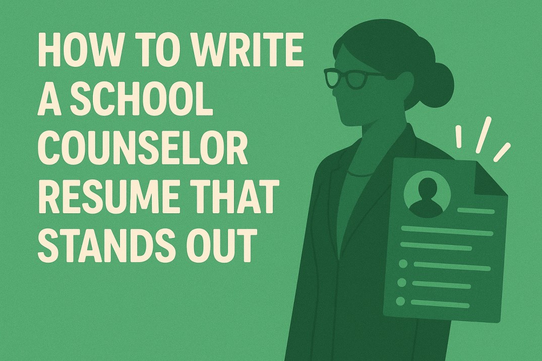 How to Write a School Counselor Resume That Stands Out