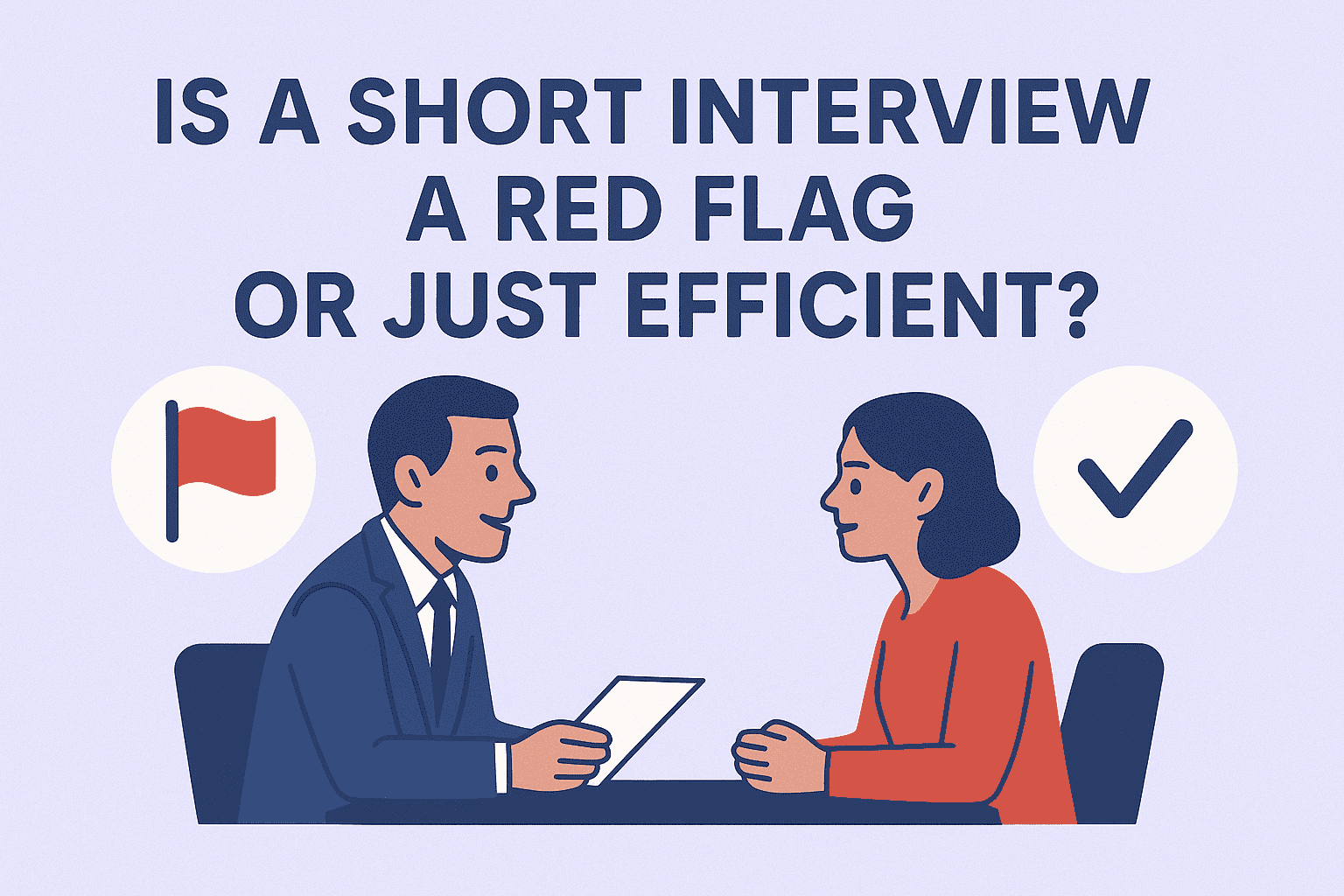 Is a Short Interview a Red Flag or Just Efficient