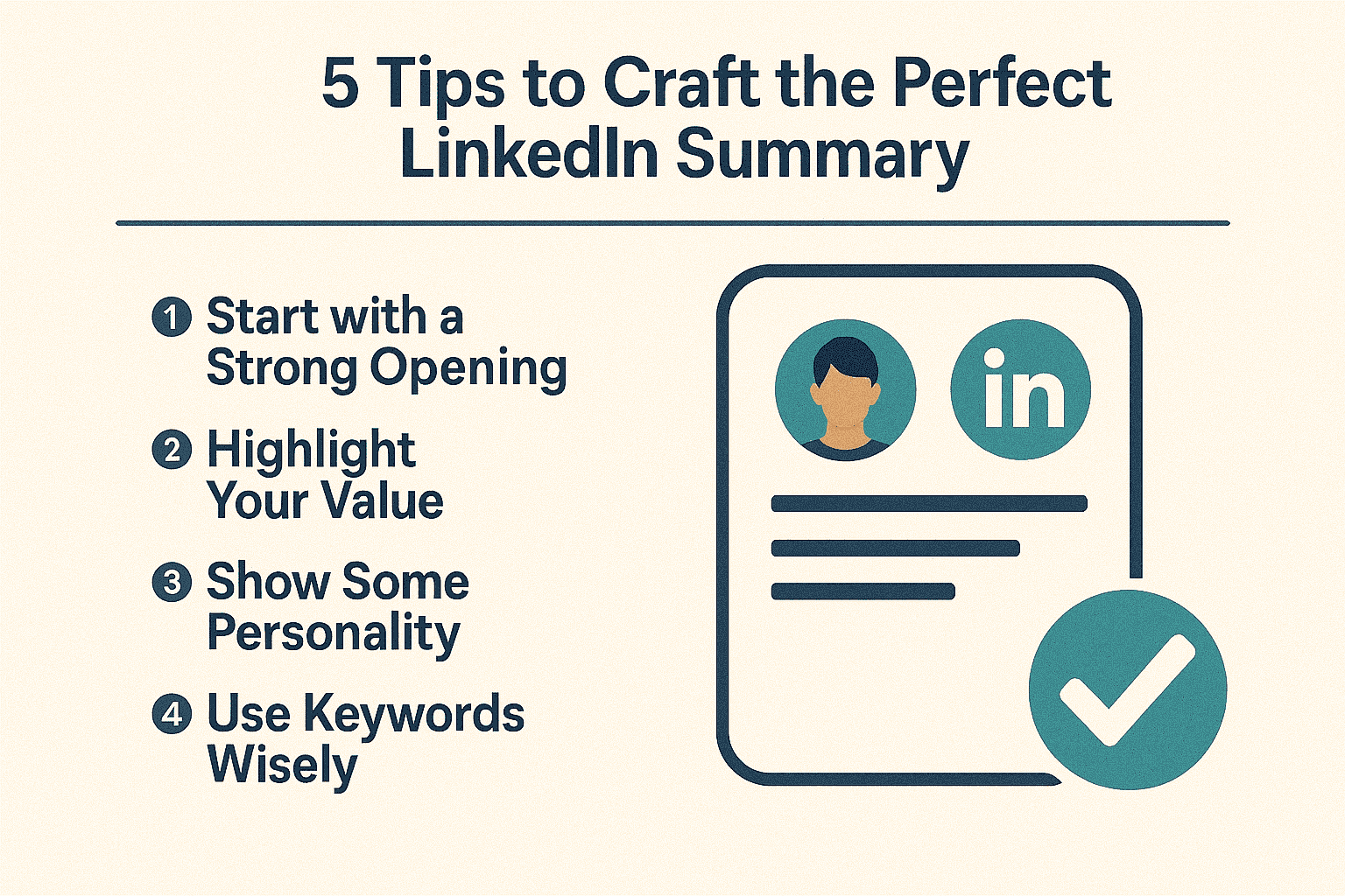 5 Tips to Craft the Perfect LinkedIn Summary