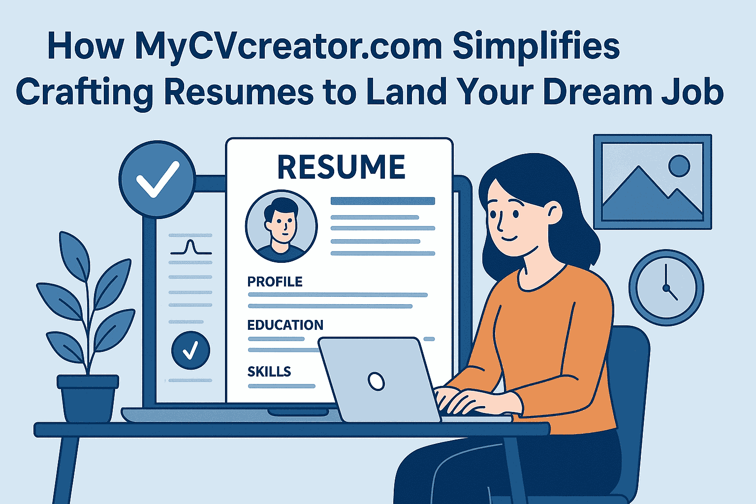 How MyCVcreator.com Simplifies Crafting Professional Resumes: A Step-by-Step Guide to Landing Your Dream Job