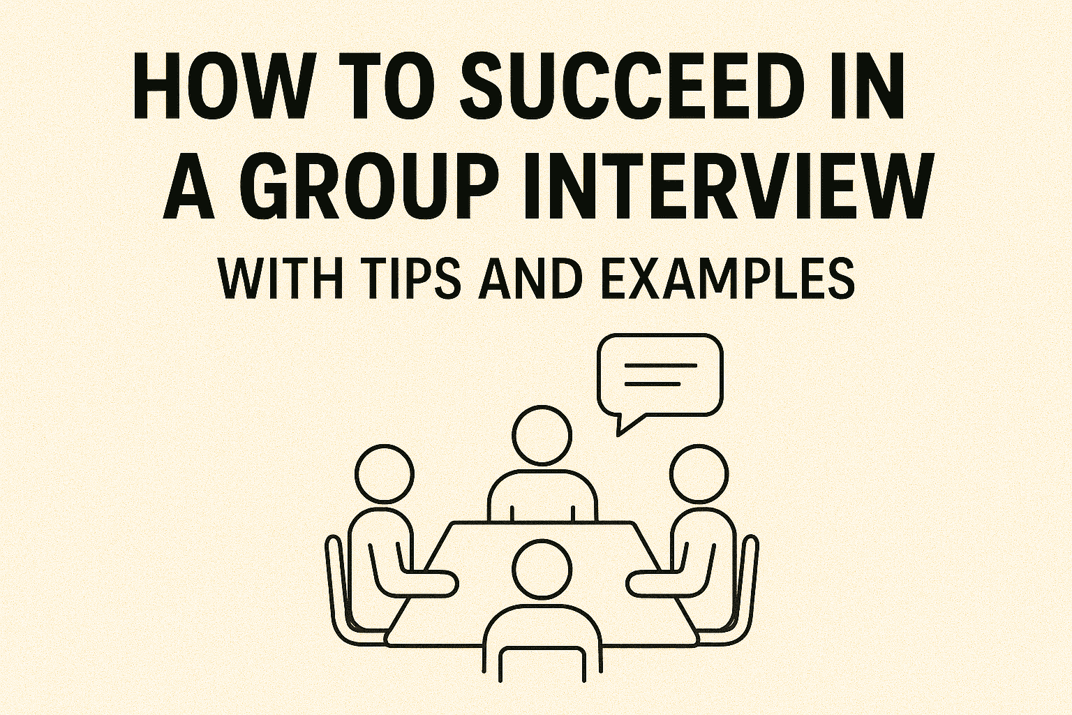 How to Succeed in a Group Interview with Tips and Examples