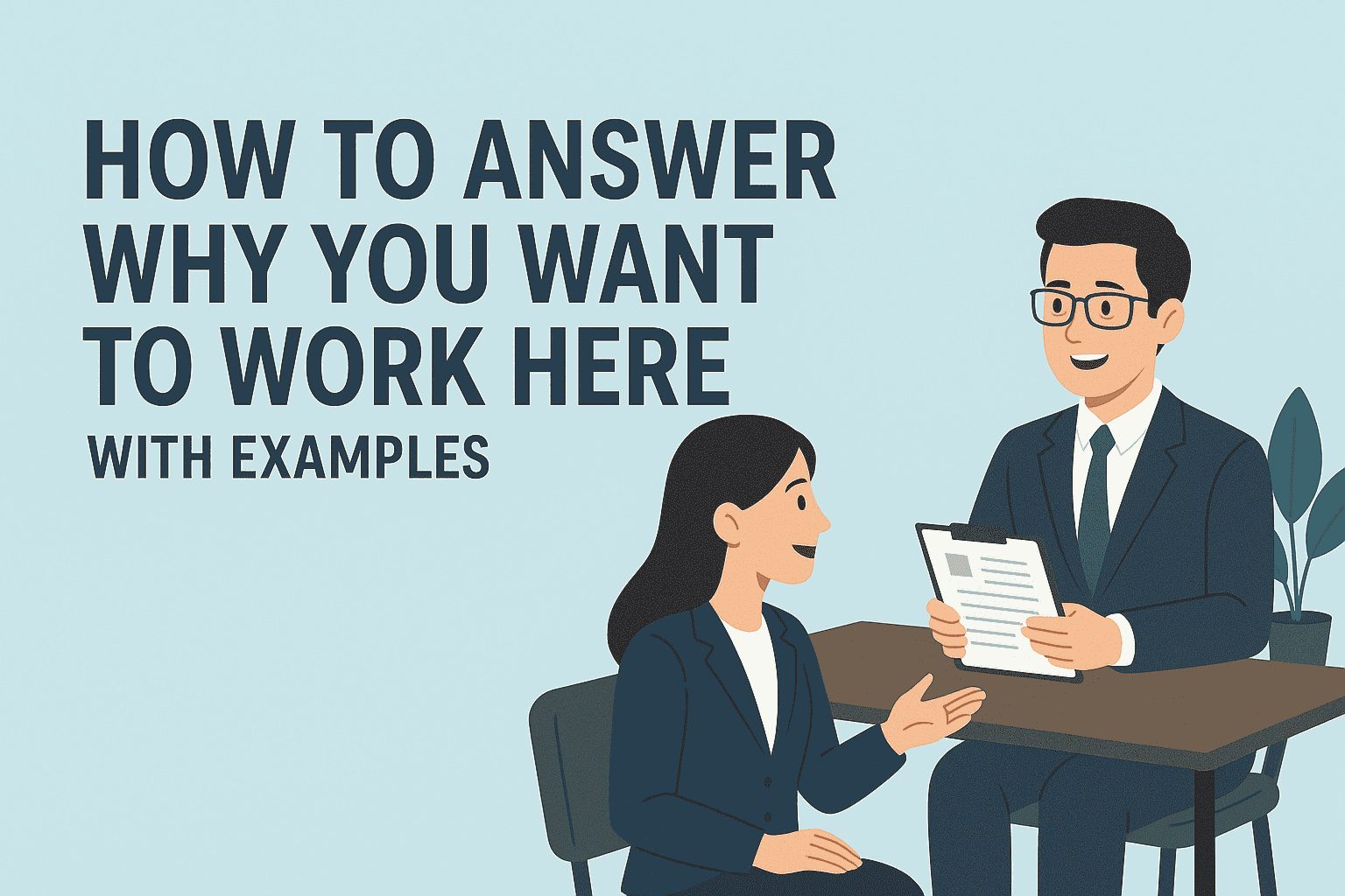 How to Answer Why You Want to Work Here with Examples