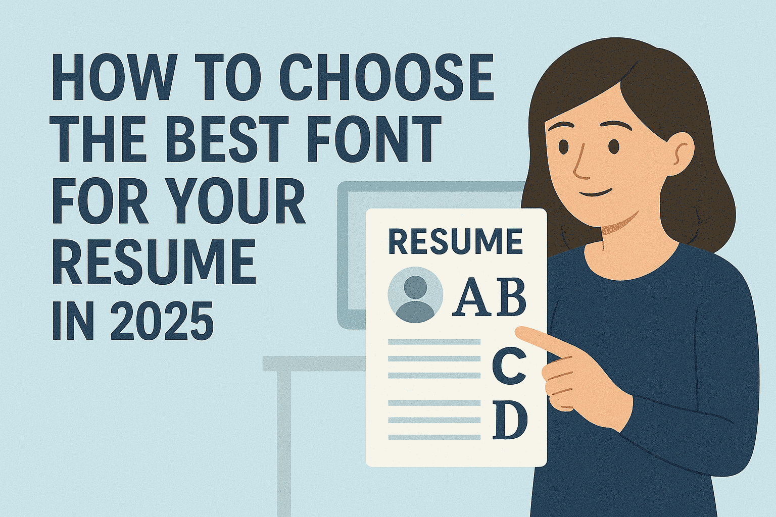 How to Choose the Best Font for Your Resume in 2025