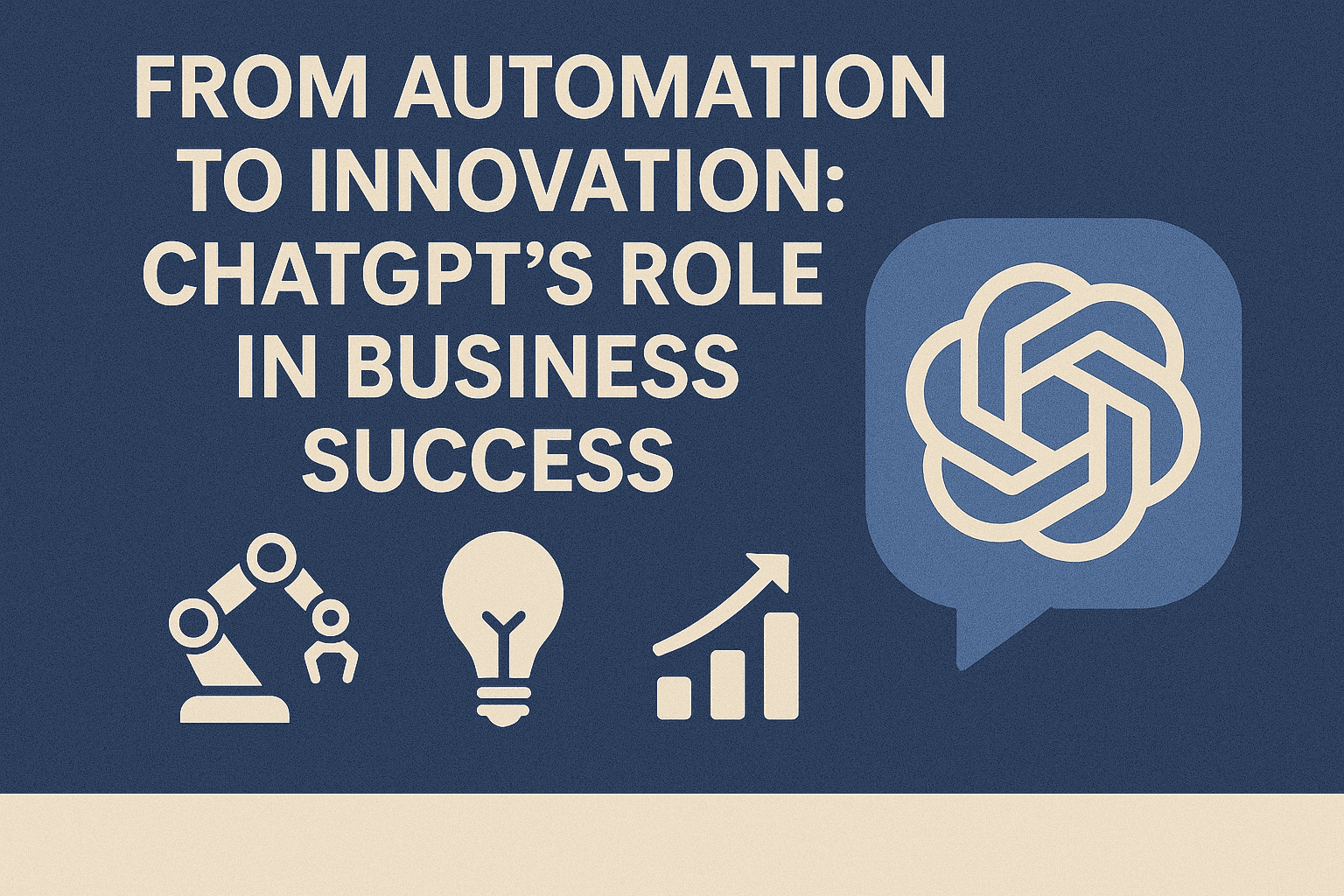 From Automation to Innovation: ChatGPT’s Role in Business Success