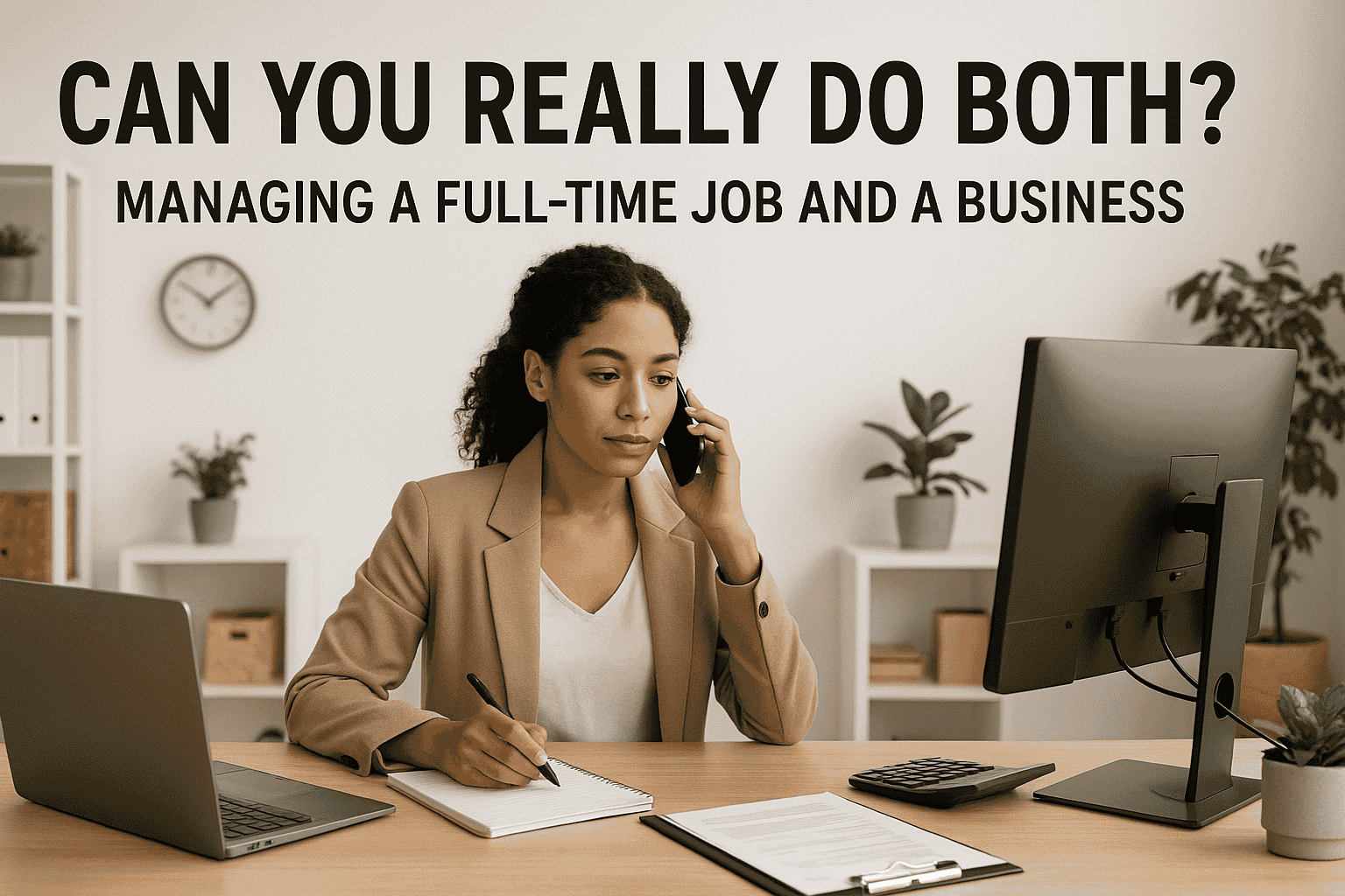 Can You Really Do Both? Managing a Full-Time Job and a Business