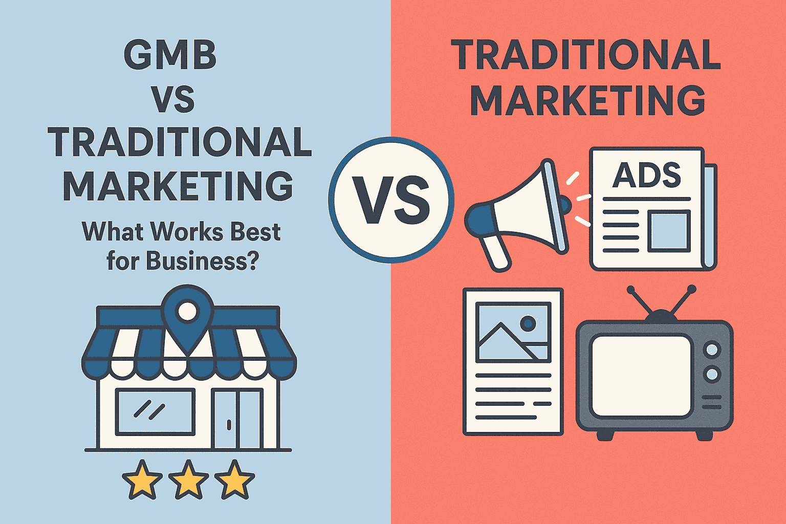 GMB vs Traditional Marketing: What Works Best for Business?