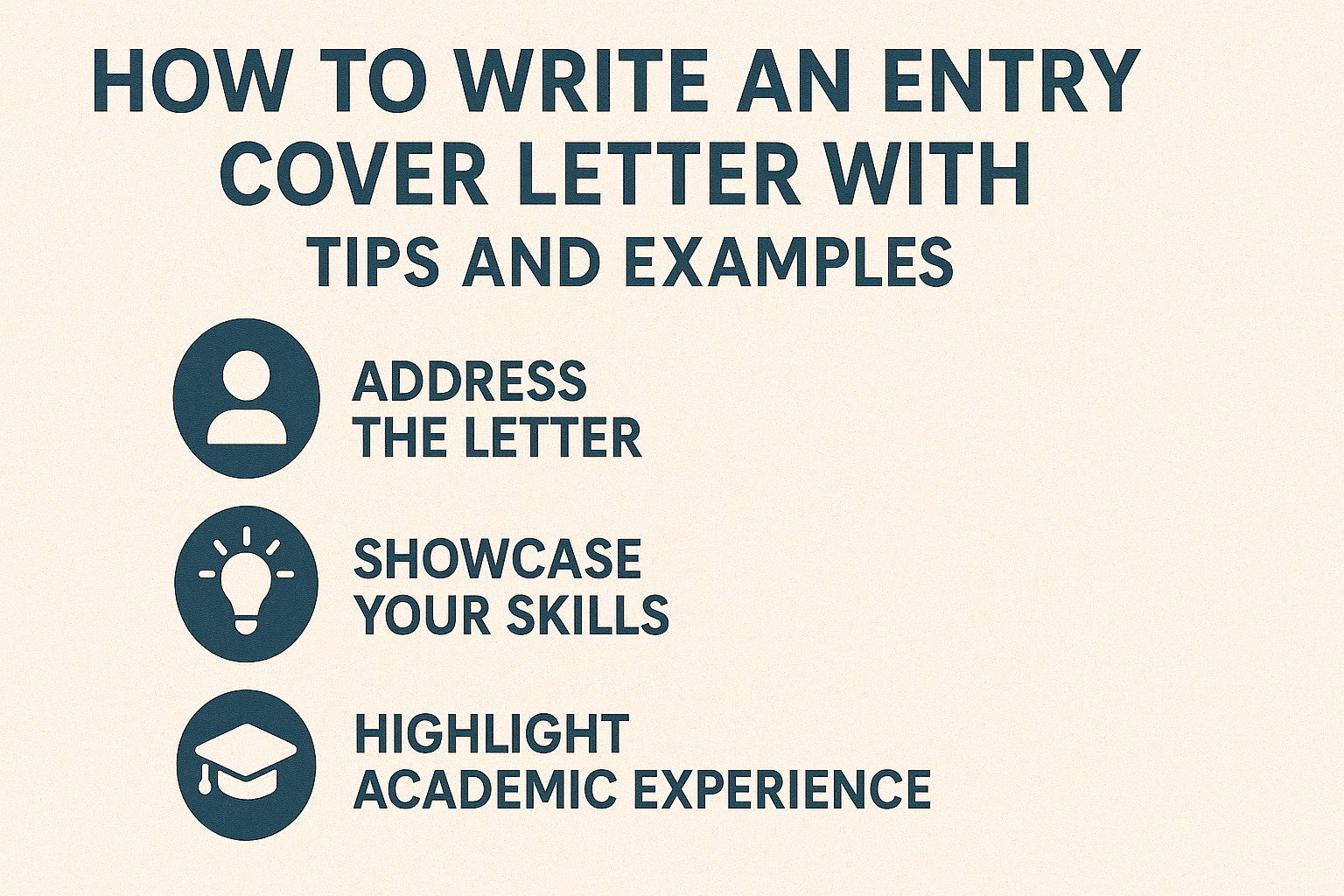 How to Write an Entry Level Cover Letter with Tips and Examples