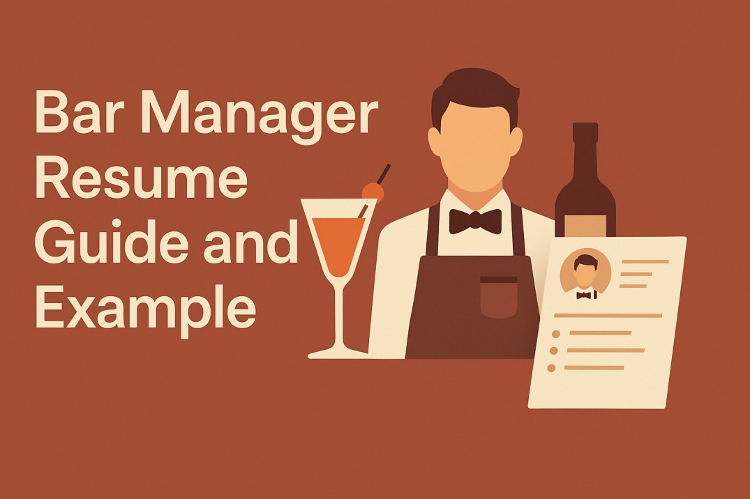 Bar Manager Resume Guide and Example