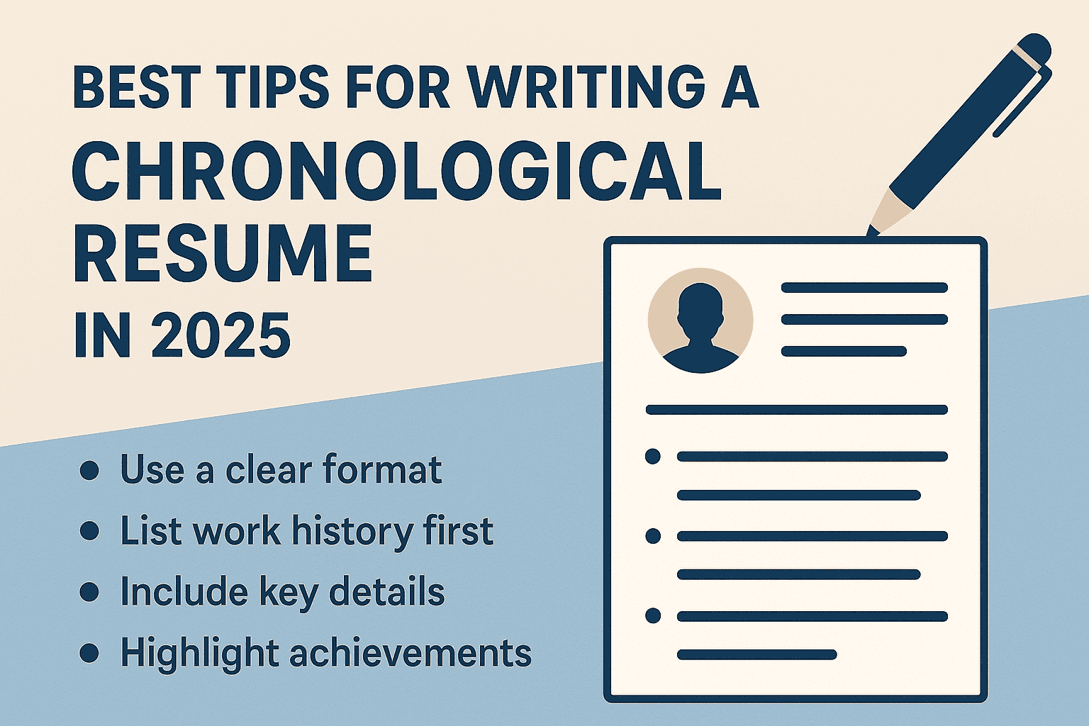 Best Tips for Writing a Chronological Resume in 2025