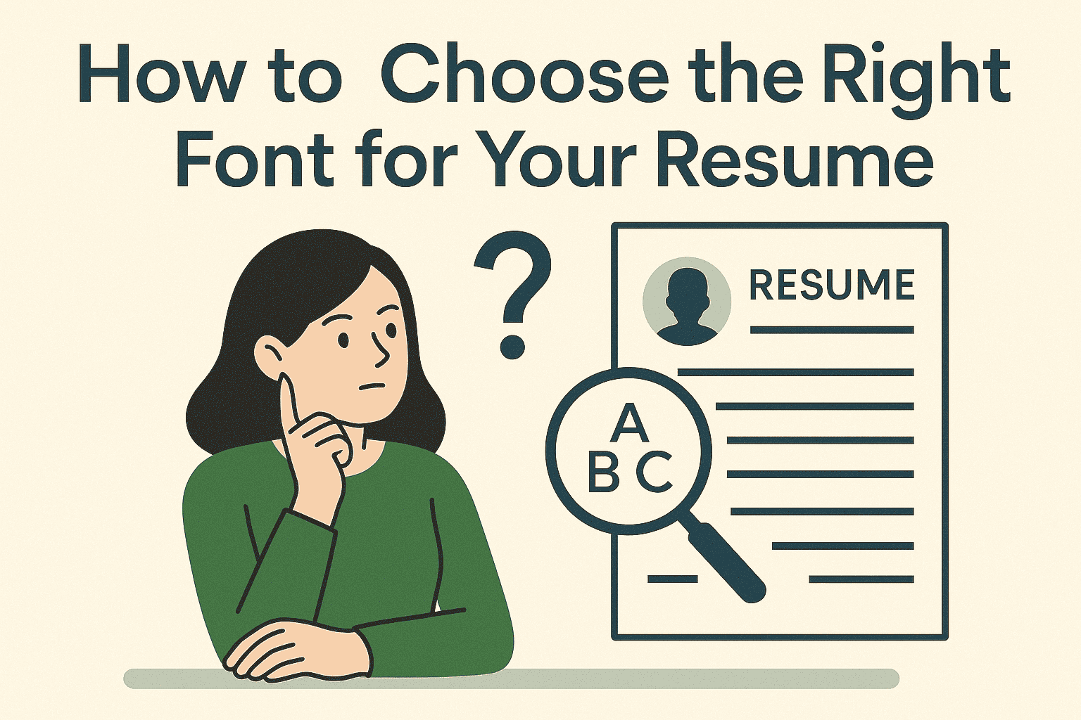 How to Choose the Right Font for Your Resume