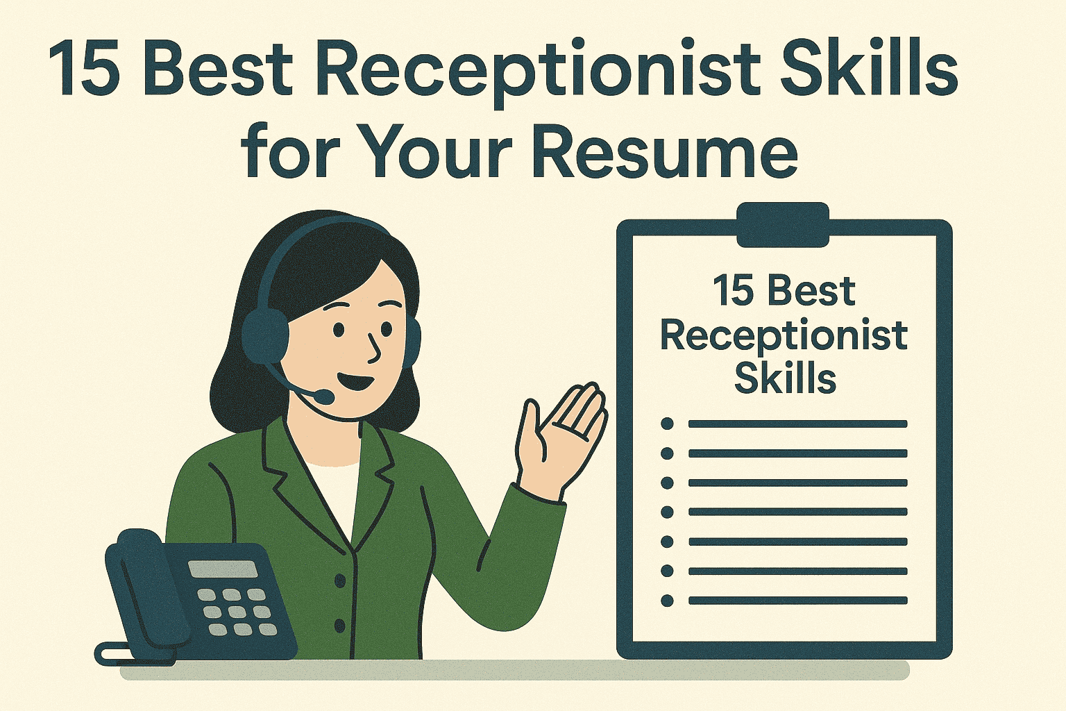 15 Best Receptionist Skills for Your Resume