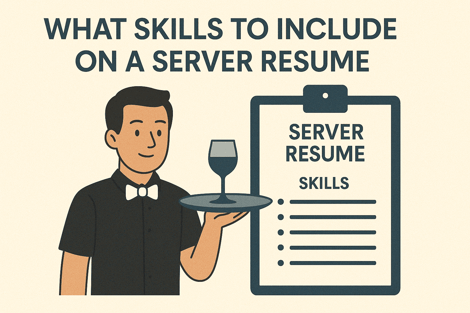 What Skills to Include on a Server Resume