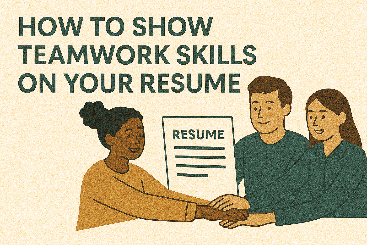 How to Show Teamwork Skills on Your Resume