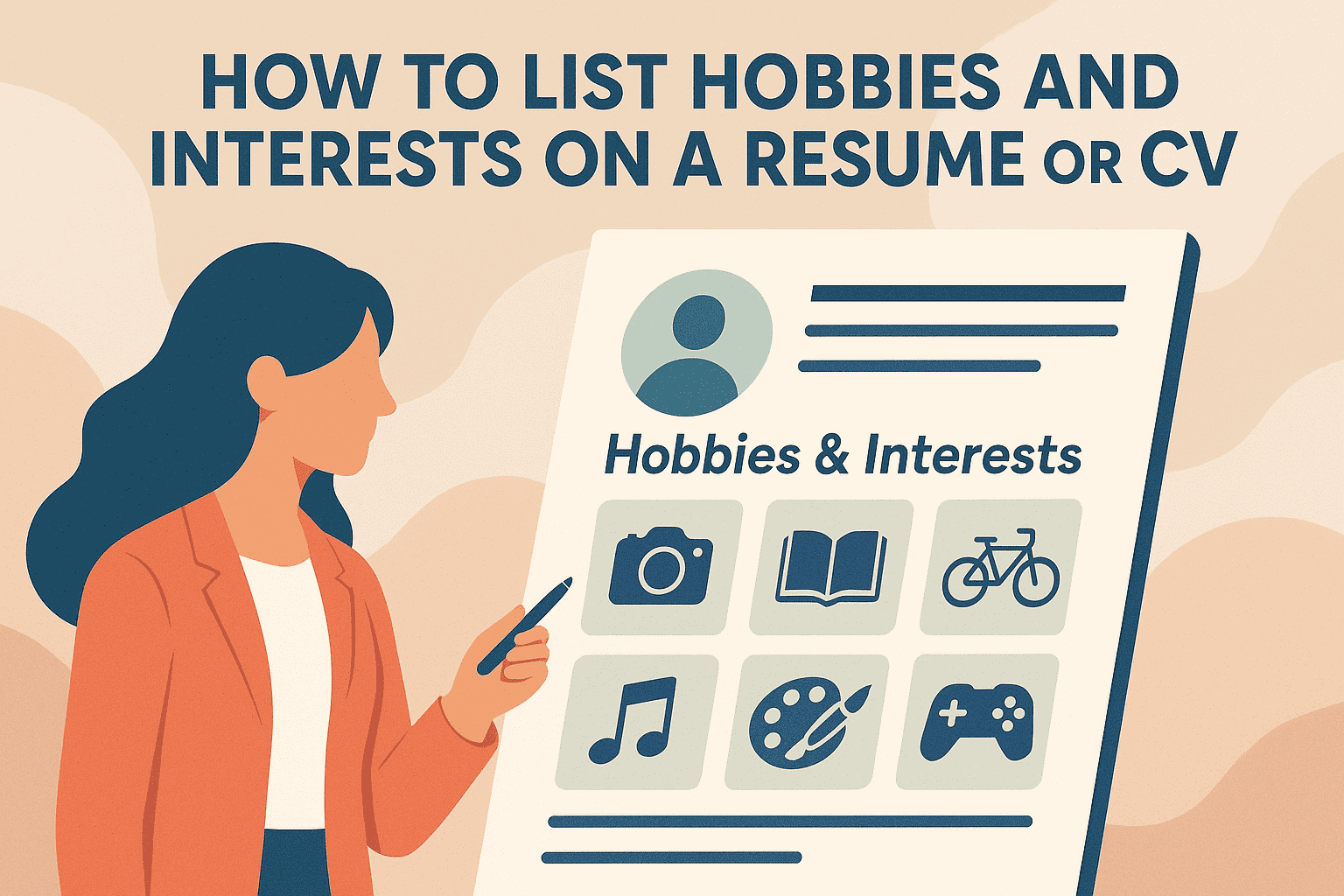 How to List Hobbies and Interests on a Resume or CV