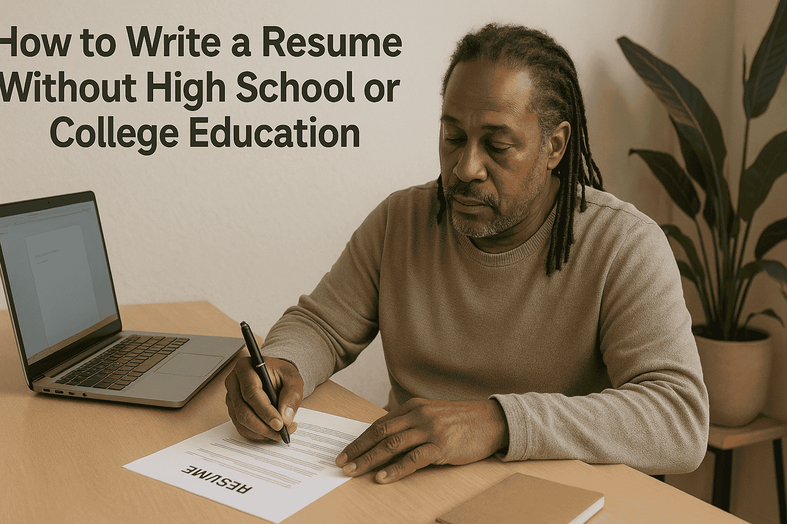 How to Write a Resume Without High School or College Education