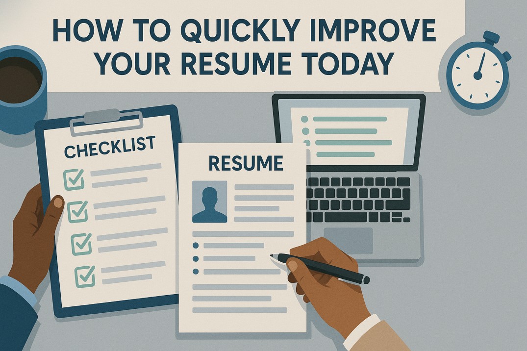 How to Quickly Improve Your Resume Today