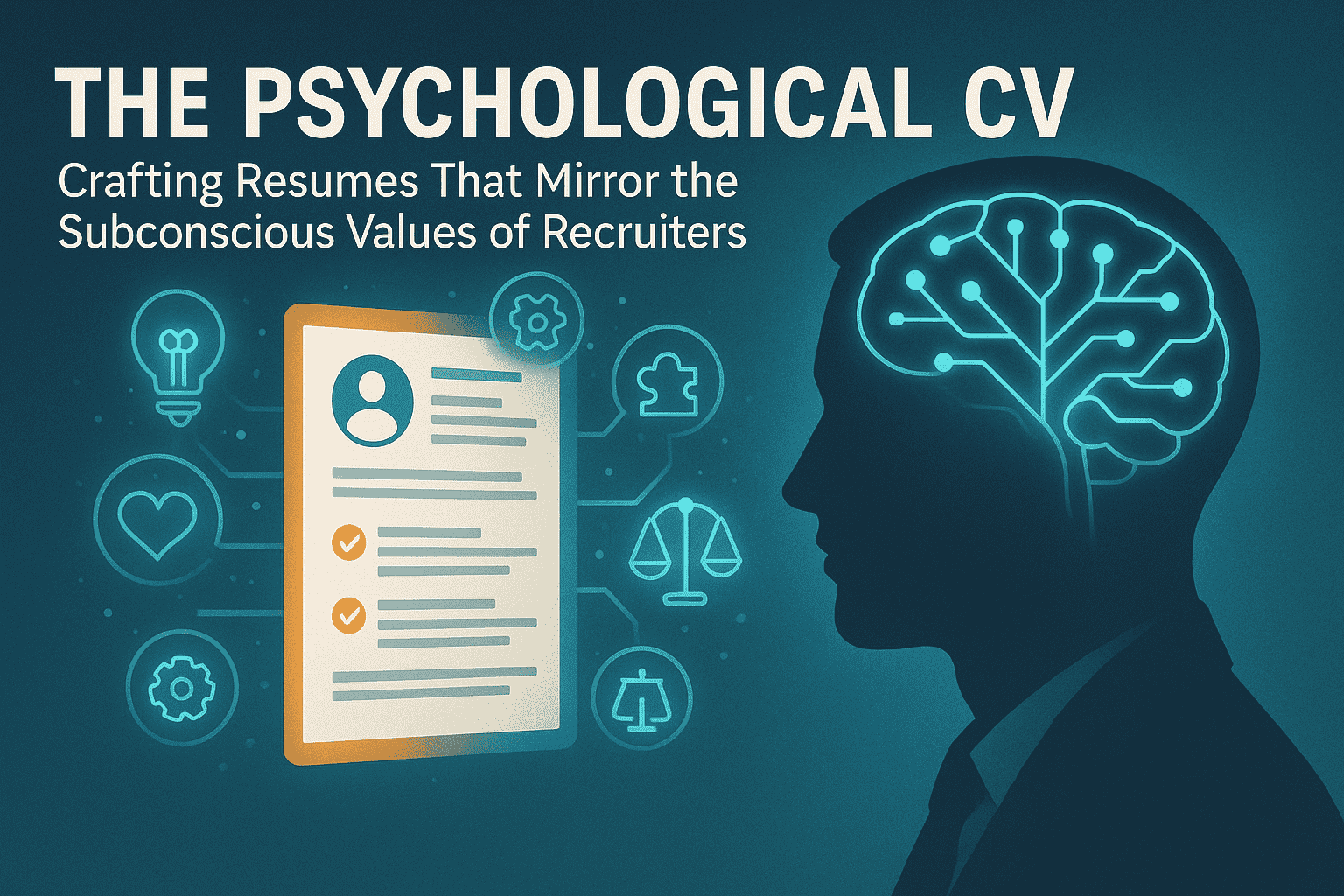 The Psychological CV: Crafting Resumes That Mirror the Subconscious Values of Recruiters