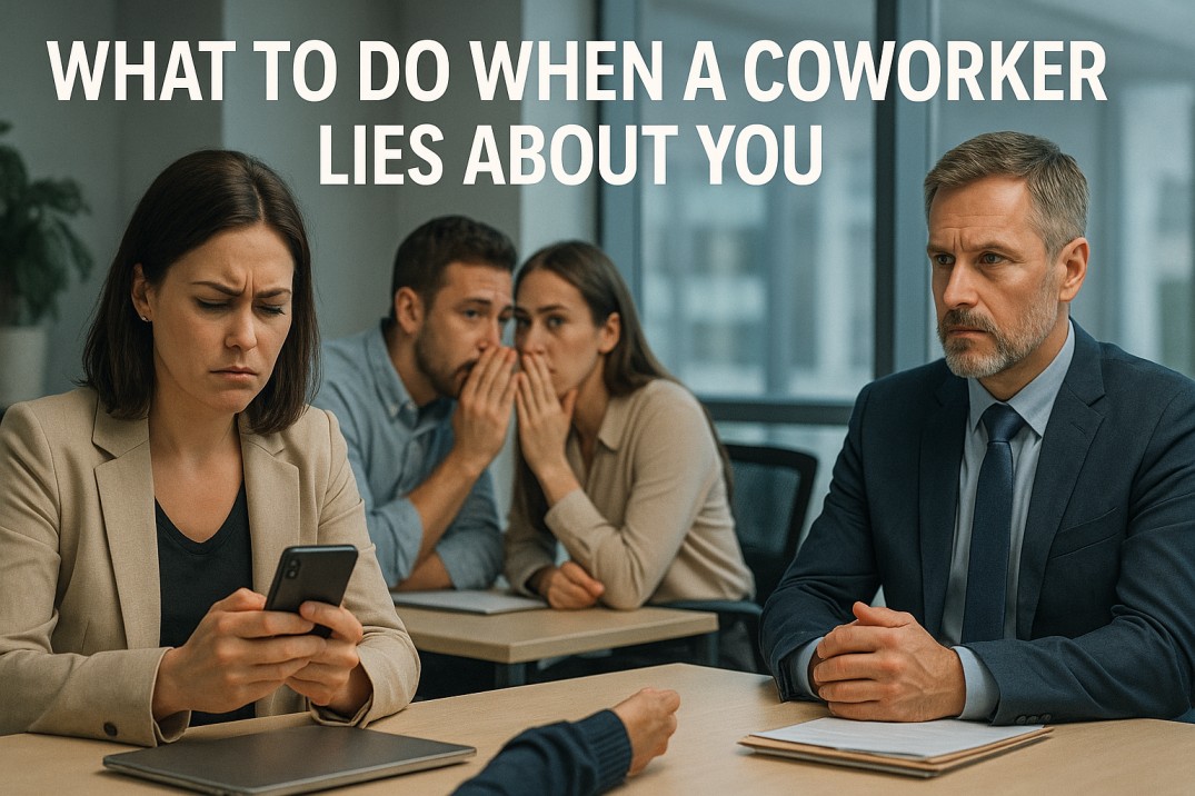 What to Do When a Coworker Lies About You